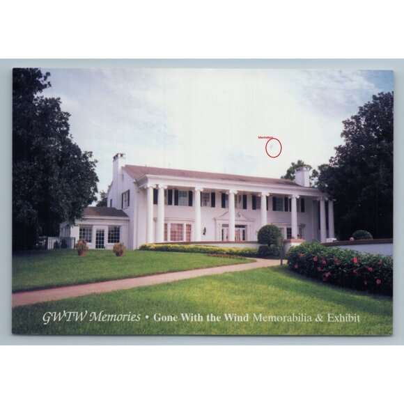 Postcard Gone With The Wind Memorabilia & Exhibit Cypress Gardens 1998 Collectib - Picture 3 of 4